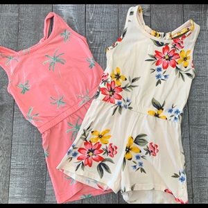 Old Navy Set of Two Girls Short Rompers